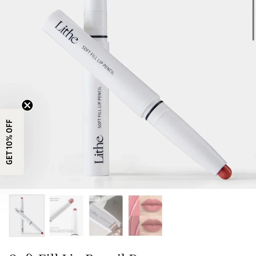 Lithe Soft Fill Lip Pencil Duo - Coral